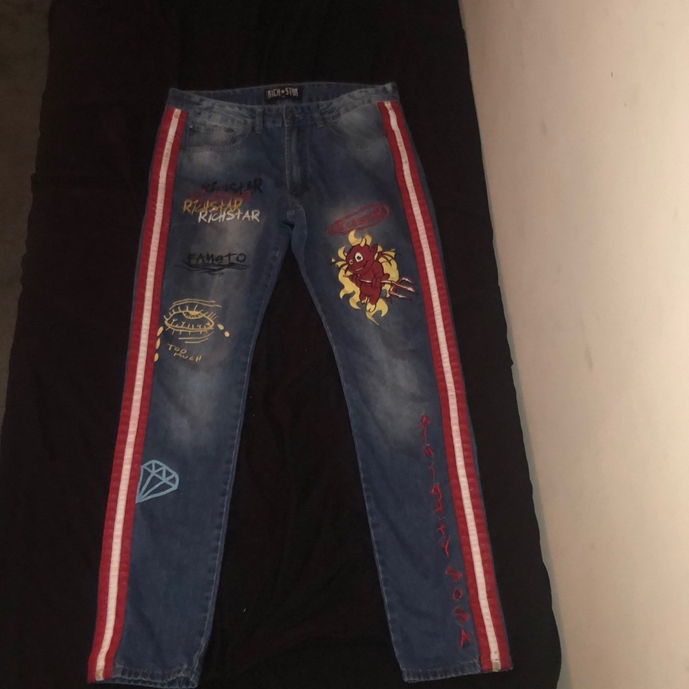 Authentic rich star jeans